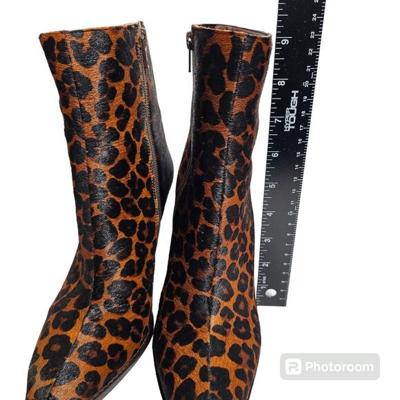 Matisse Eclair Leopard Cowhair Booties Women's 7.5 M - Picture 11 of 15